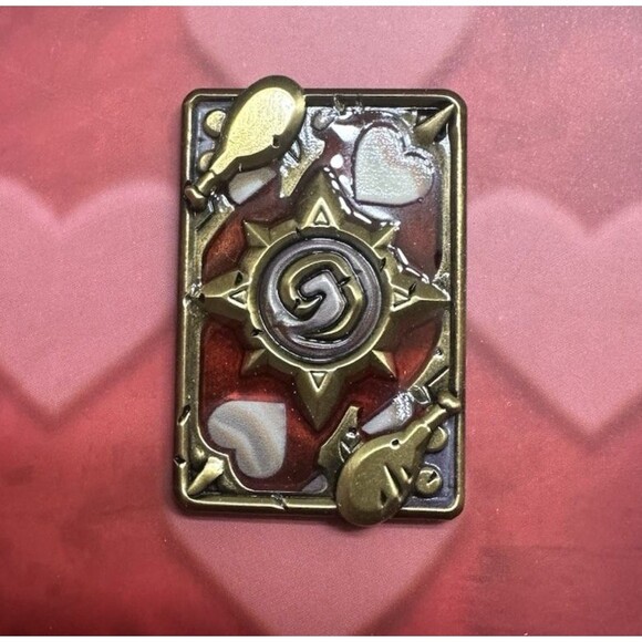 NEW Blizzard Hearthstone Leeroy Jenkins Card Back Collector's Edition Pin 2700 - Picture 2 of 4